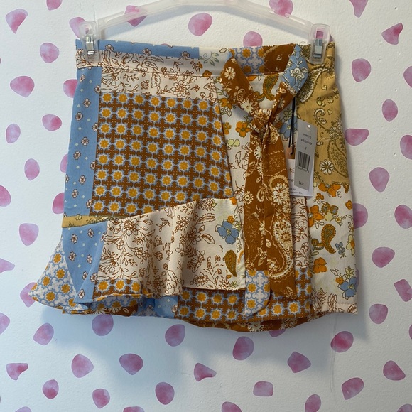 Originality Girls Paisley Wrap Skort Size M NWT - Picture 1 of 7